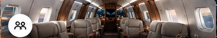 Private airline group charter